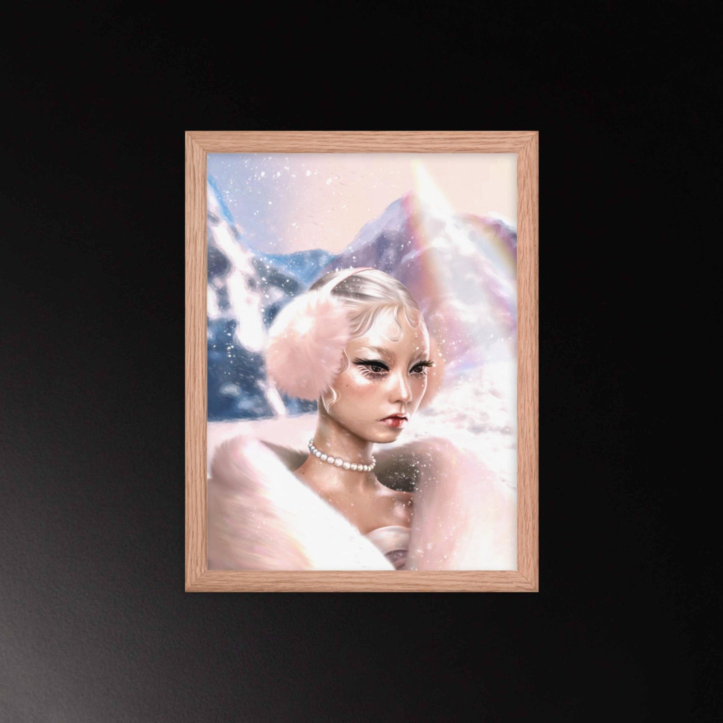 Framed Poster - Winter Pinks