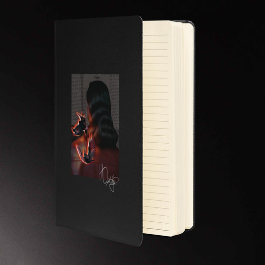 Hardcover bound notebook - Twin Flames